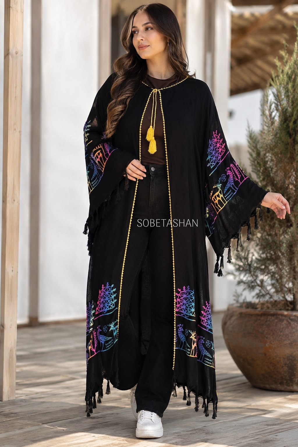 Hitit Desen Kimono