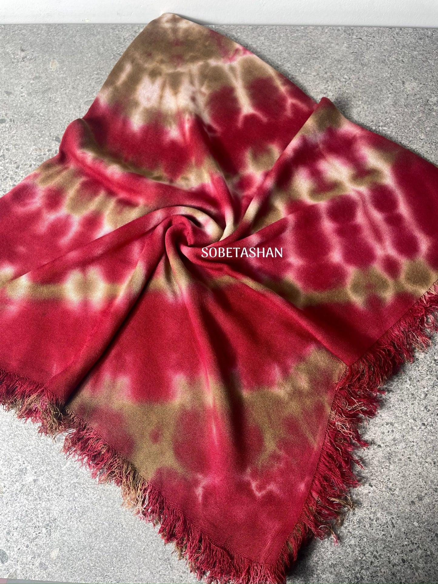 Batik Püsküllü Pamuklu Yazma