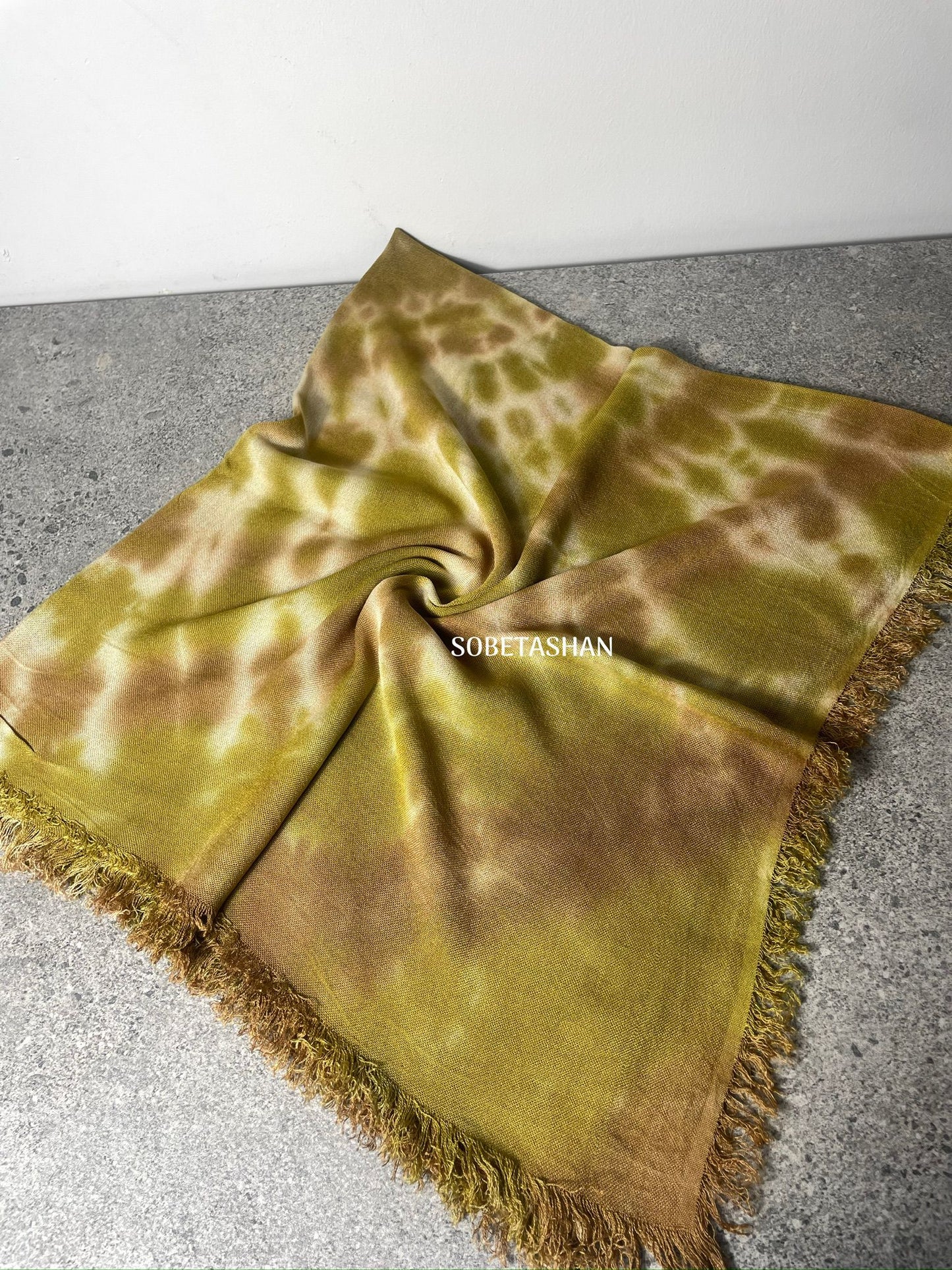Batik Püsküllü Pamuklu Yazma