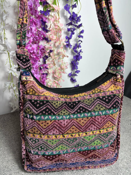 Bohem Dokuma Etnik Omuz Çantası