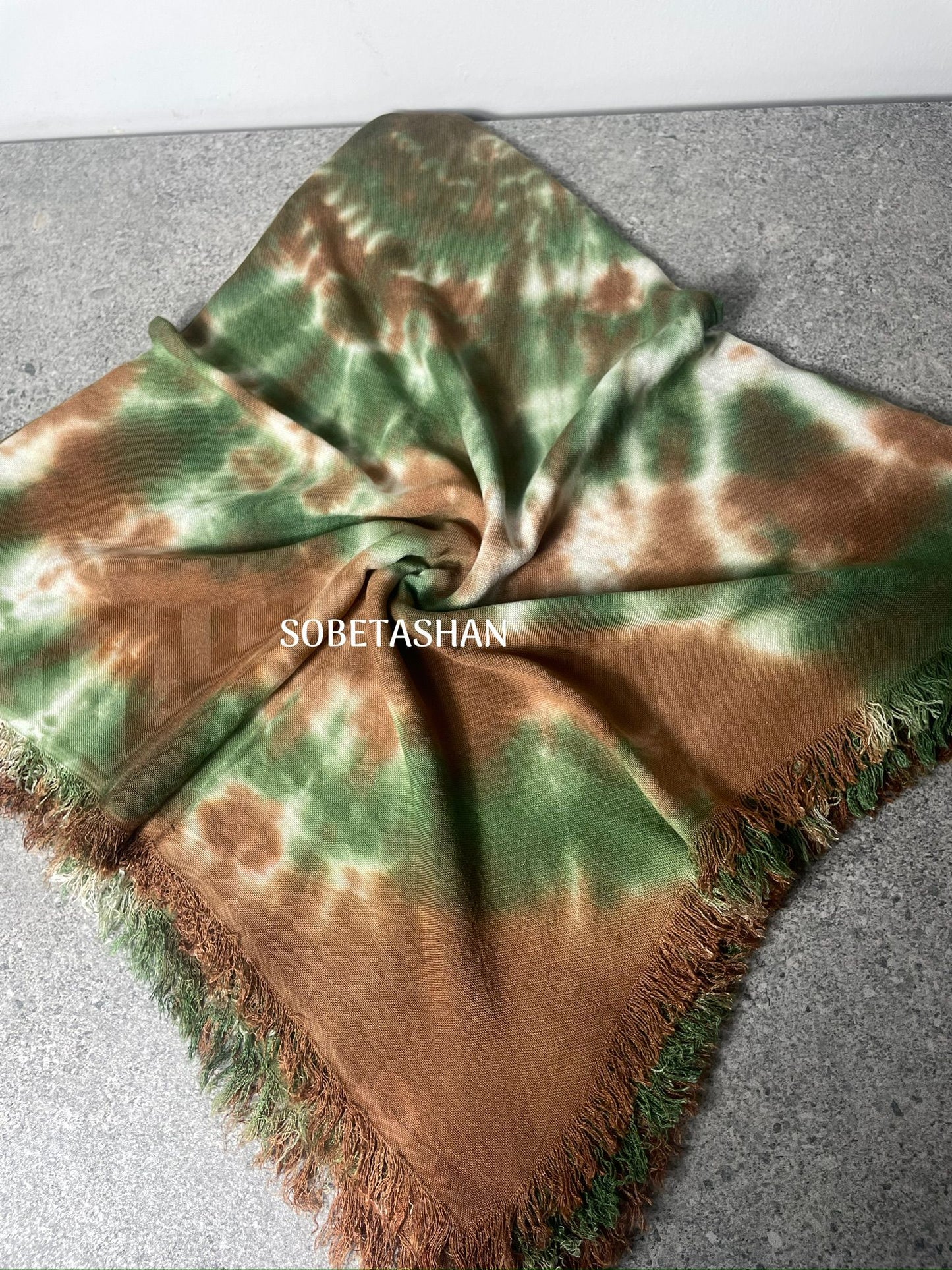 Batik Püsküllü Pamuklu Yazma