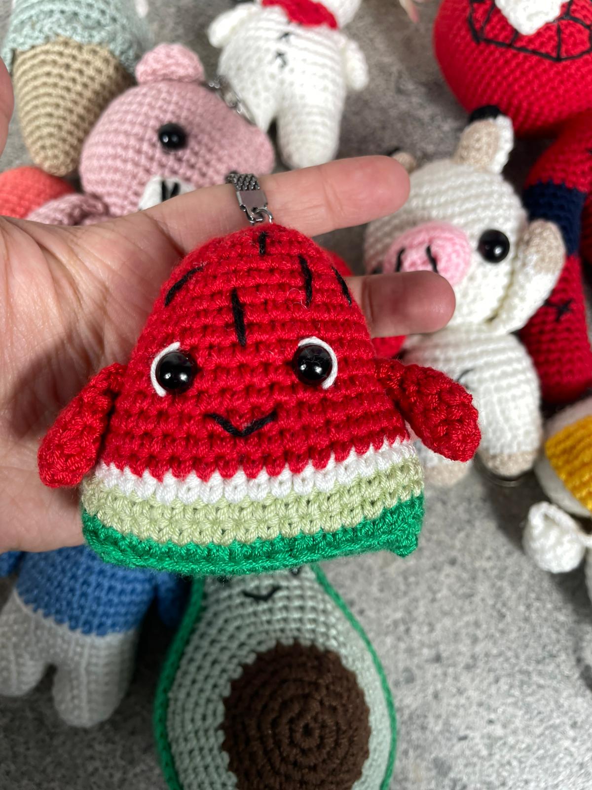 El Örgüsü Karpuz Anahtarlık