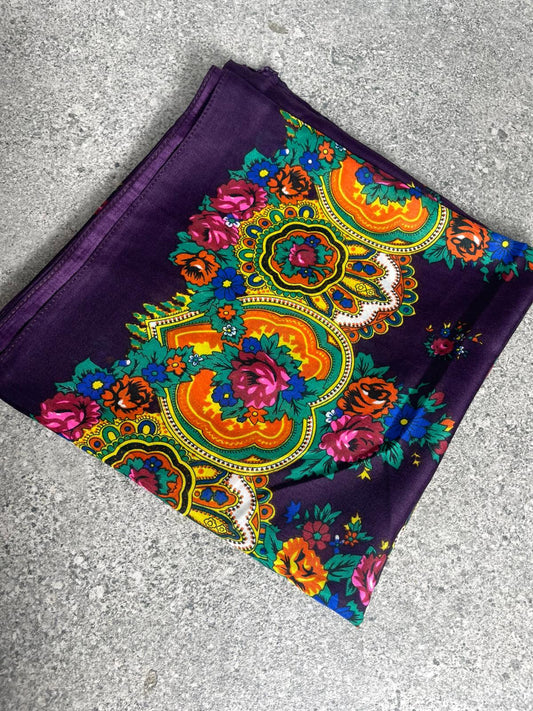 Yöresel Hamavi Desen Mardin Yazması - Mor