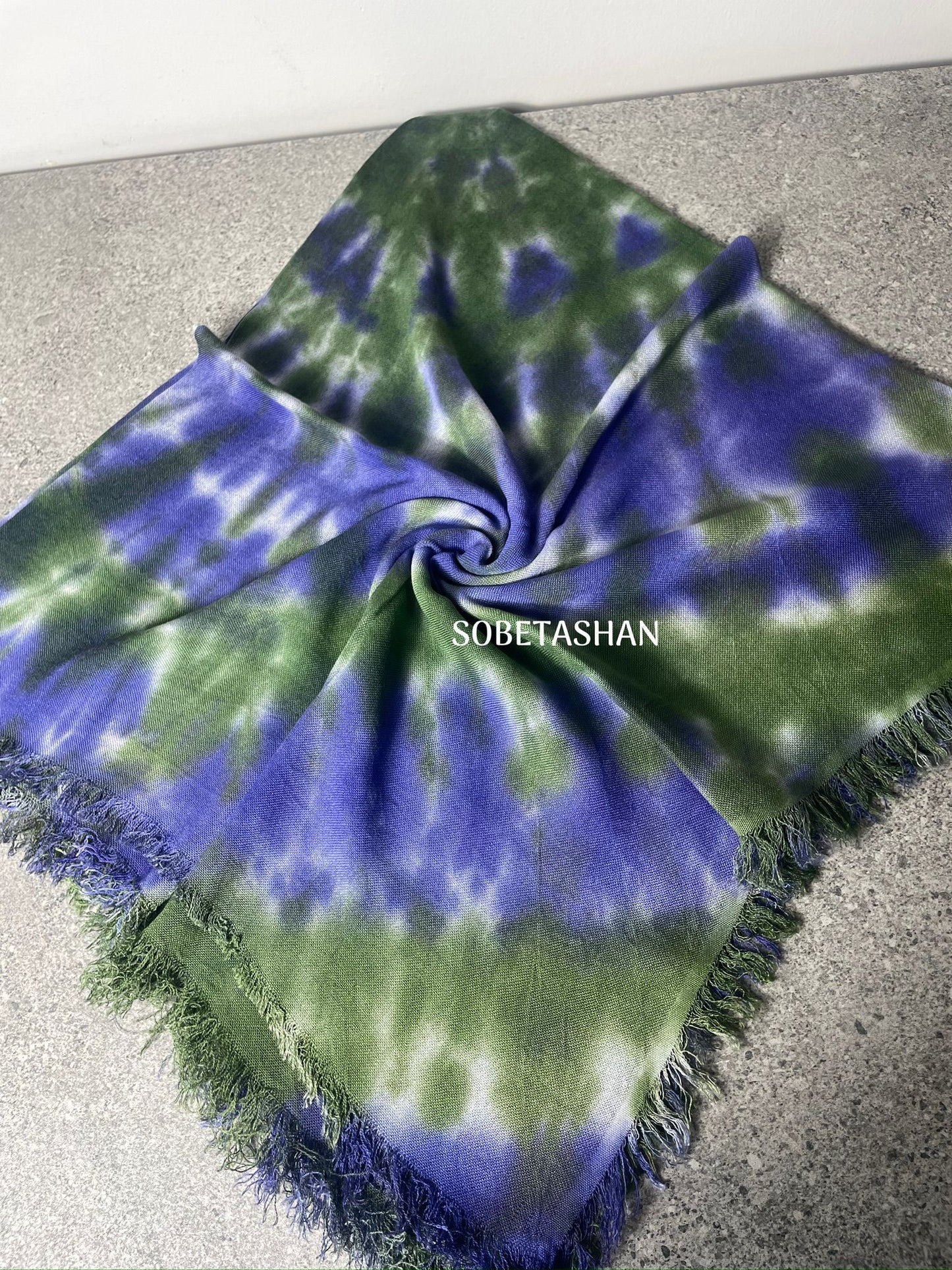 Batik Püsküllü Pamuklu Yazma