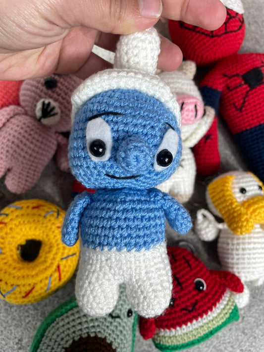 Amigurumi Şirinler Anahtarlık