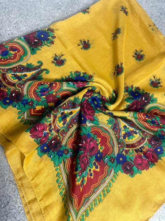 Yöresel Hamavi Desen Mardin Yazması - Hardal