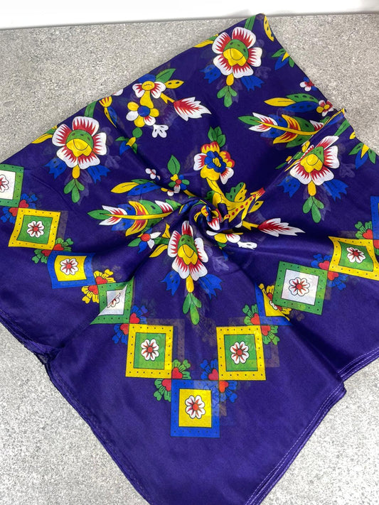 Çengelköy Desen Yöresel Yazma - Mor