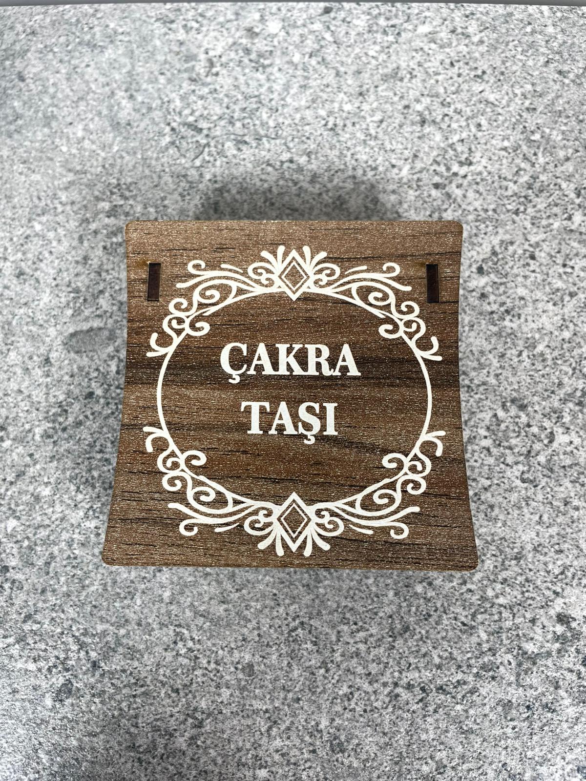 Çakra Taşı Doğal Taş Kolye & Bileklik Seti – Özel Ahşap Kutulu