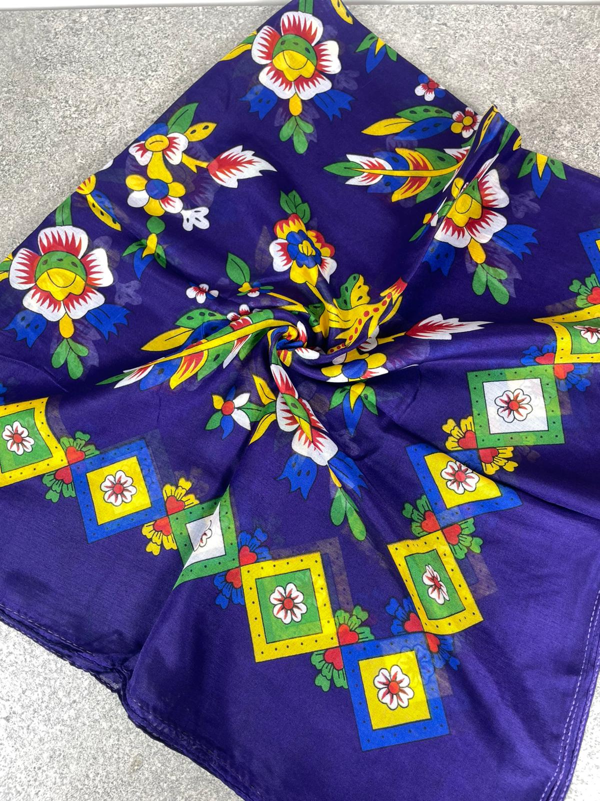 Çengelköy Desen Yöresel Yazma - Mor