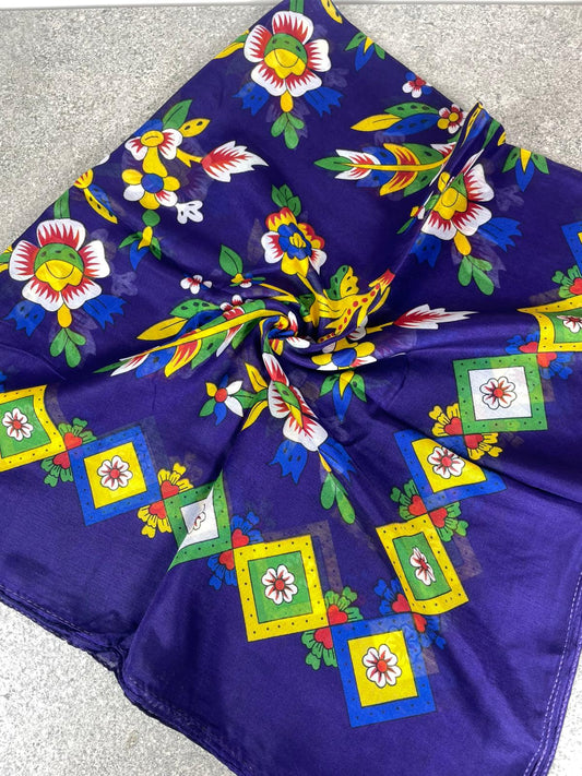 Çengelköy Desen Yöresel Yazma - Mor