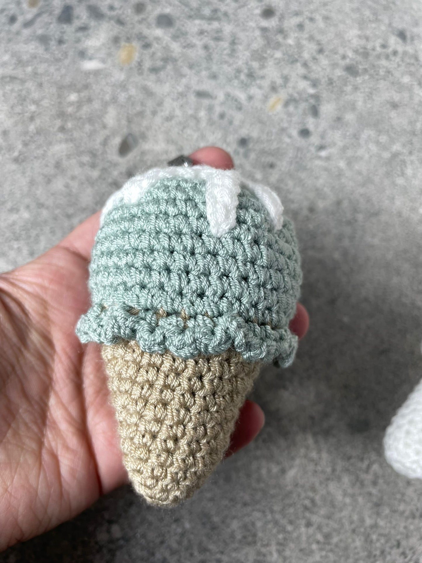 Amigurumi Dondurma Anahtarlık