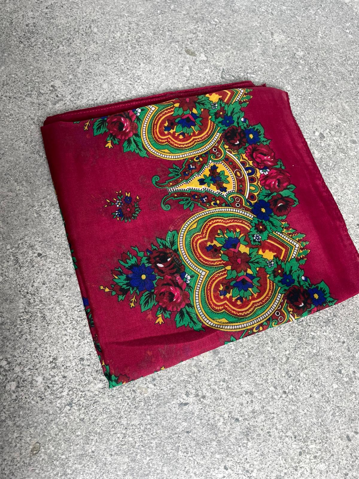 Yöresel Hamavi Desen Mardin Yazması - Fuşya