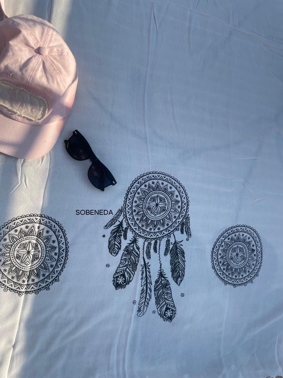 Düşkapanı Desenli Peştemal 100x180 cm