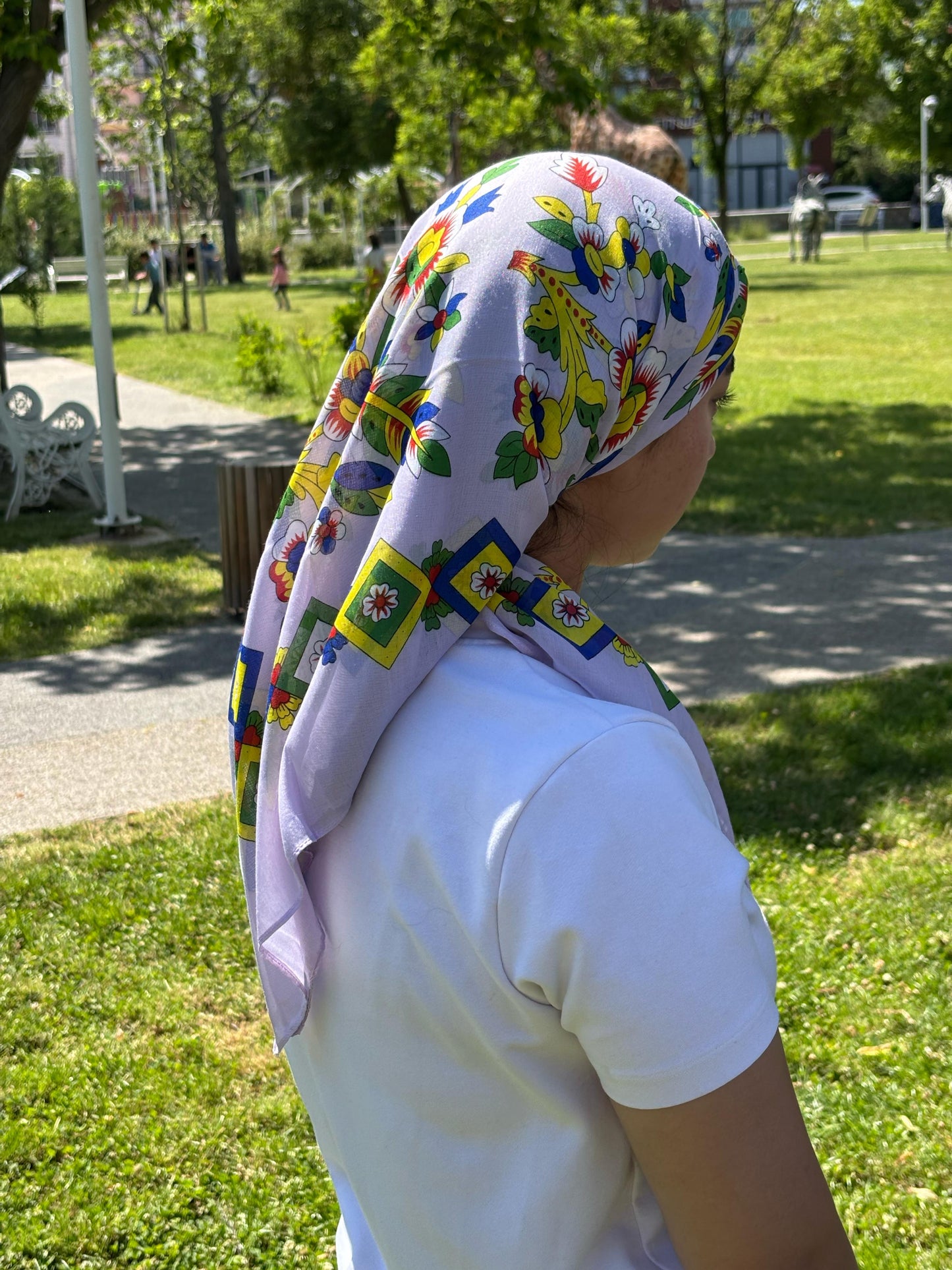 Çengelköy Desen Yöresel Yazma - Lila