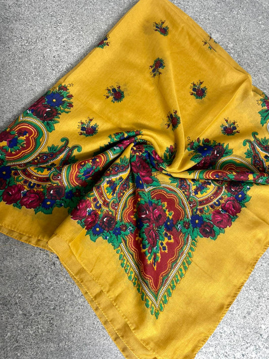 Yöresel Hamavi Desen Mardin Yazması - Hardal