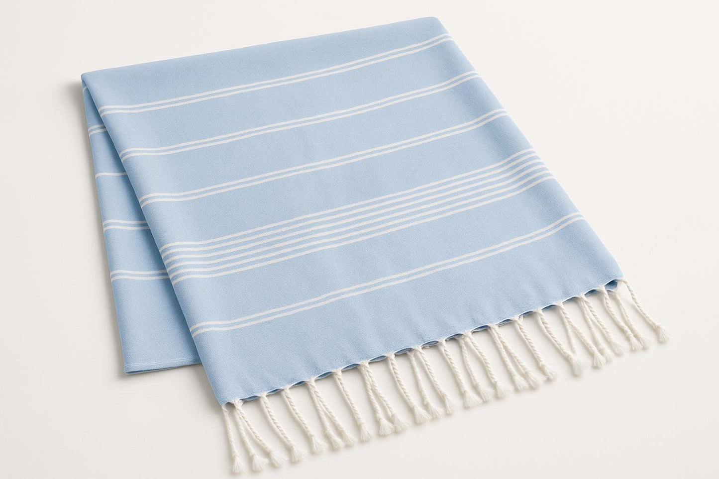 Mavi Çizgili Pamuk Peştemal 100x180 cm