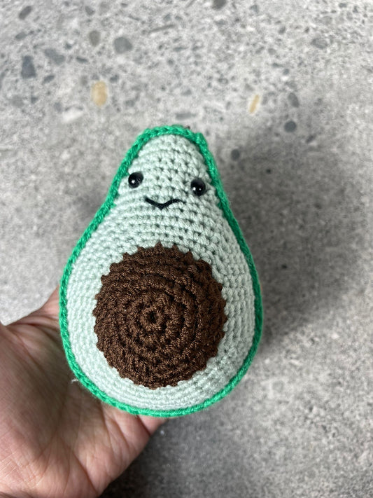 Amigurumi Avokado Anahtarlık