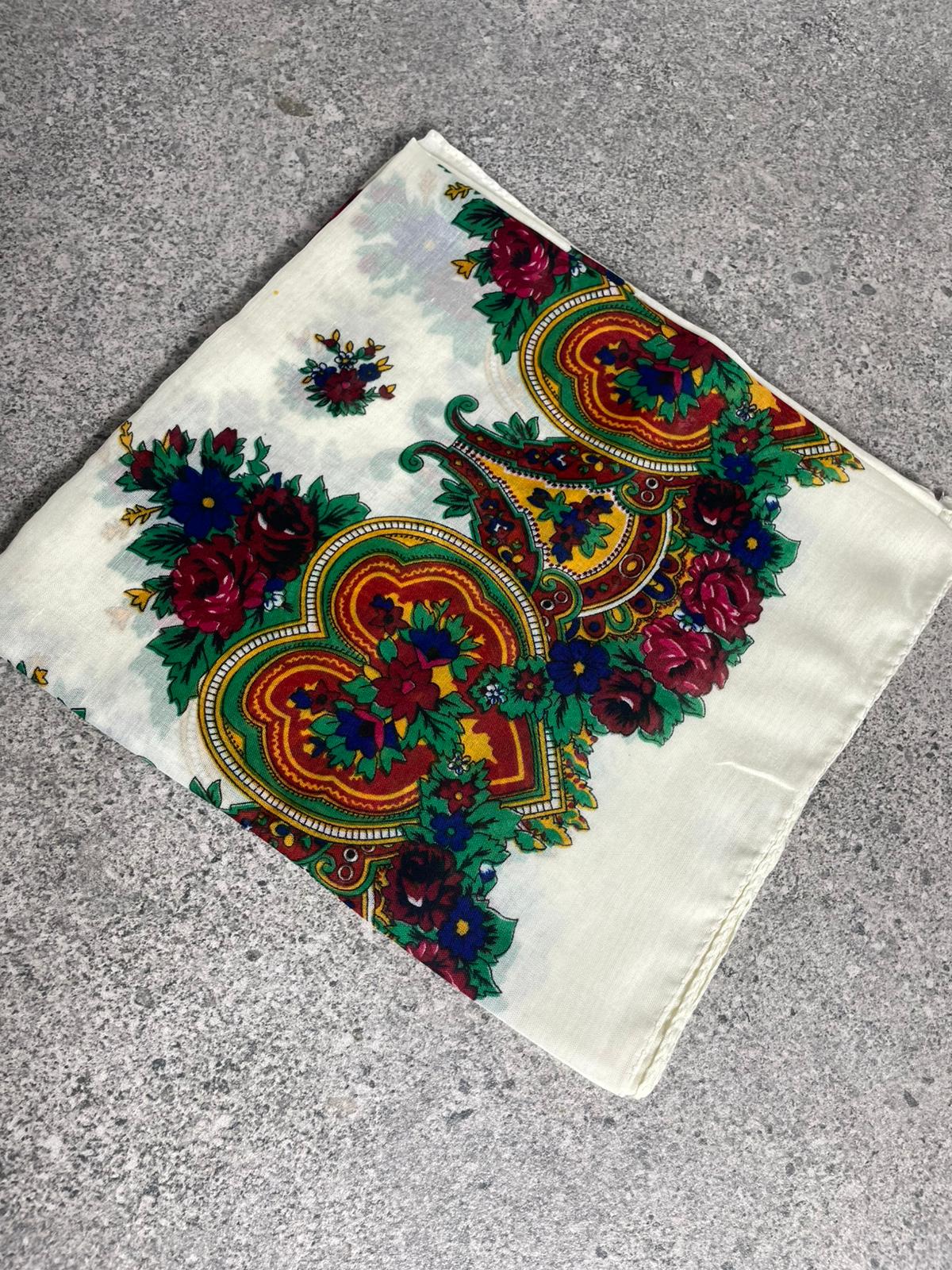 Yöresel Hamavi Desen Mardin Yazması - Krem