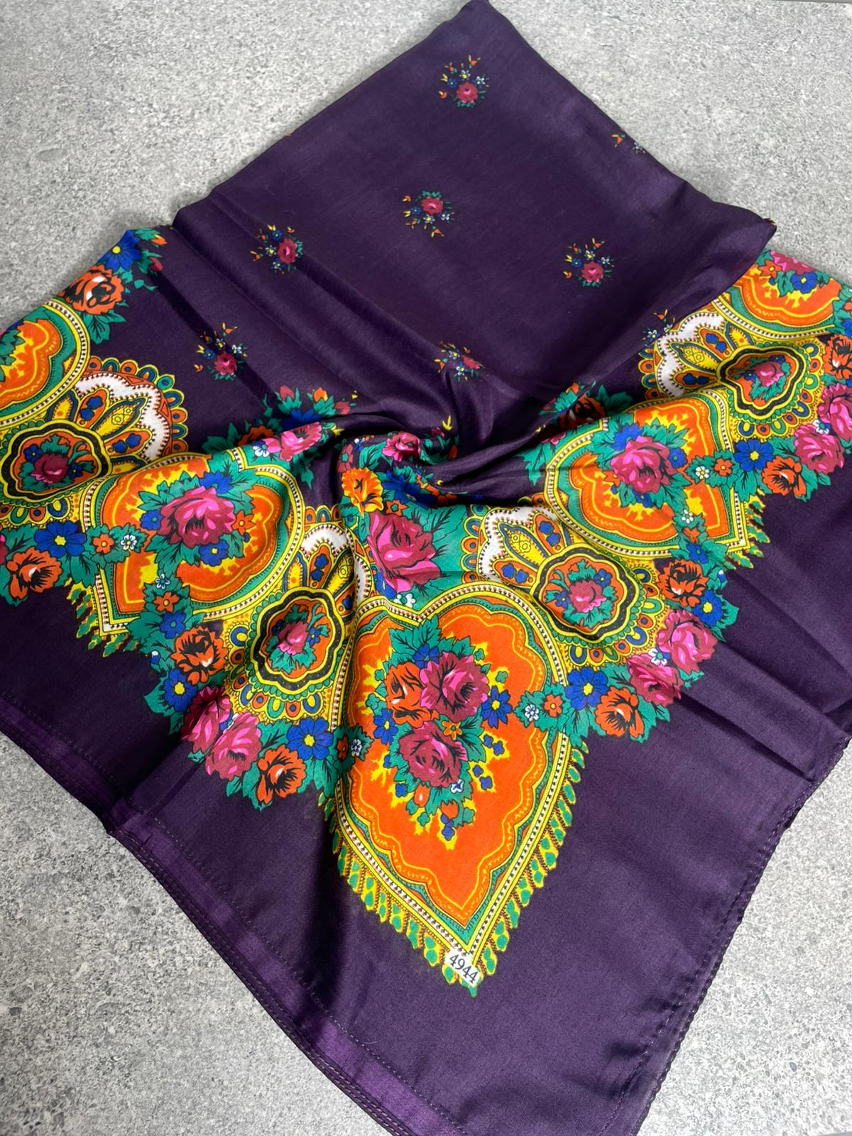 Yöresel Hamavi Desen Mardin Yazması - Mor