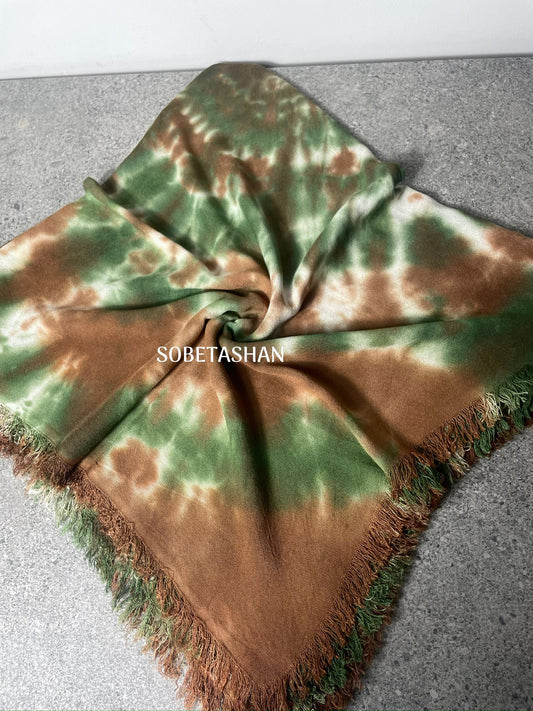 Batik Püsküllü Pamuklu Yazma