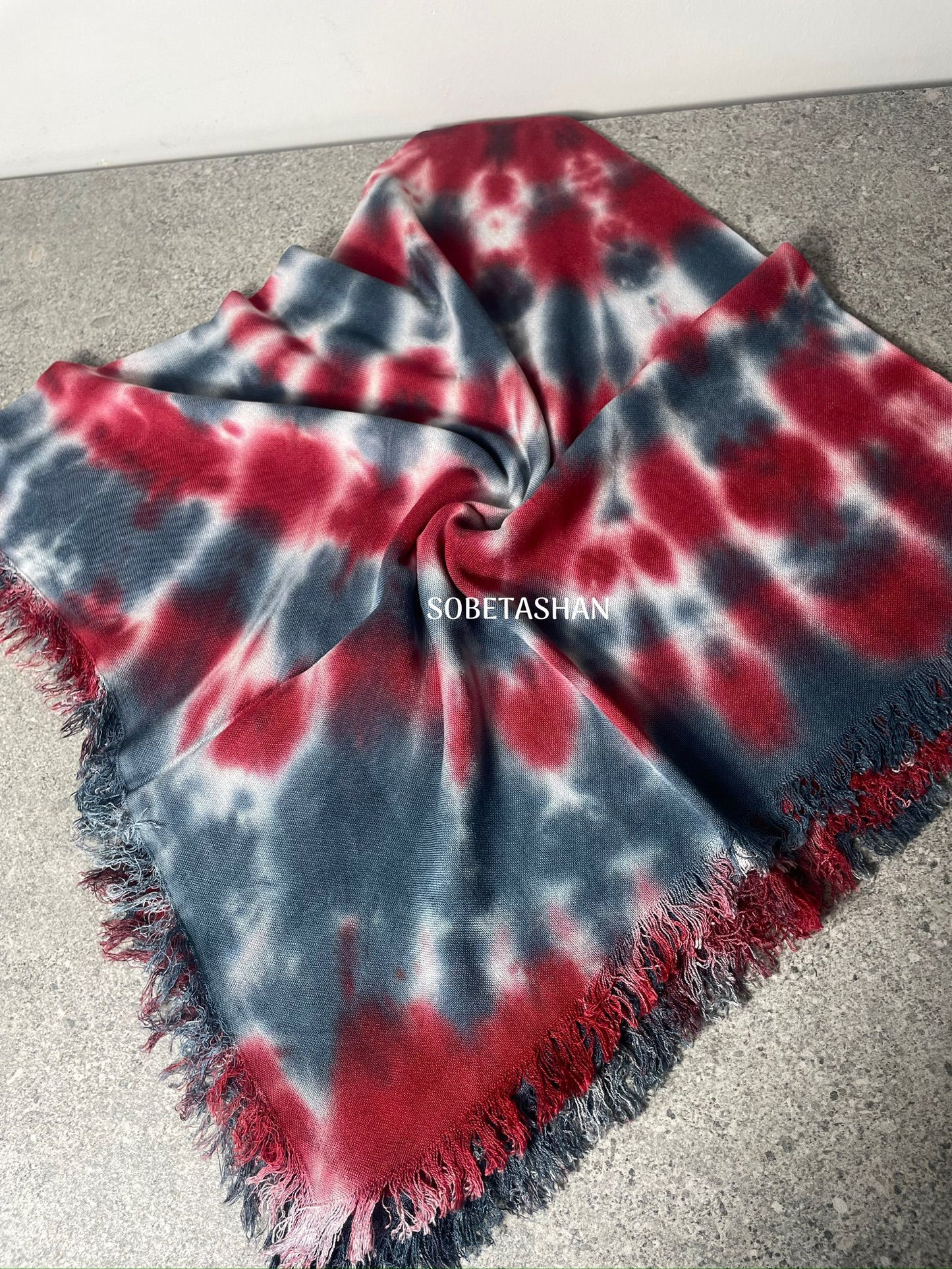 Batik Püsküllü Pamuklu Yazma