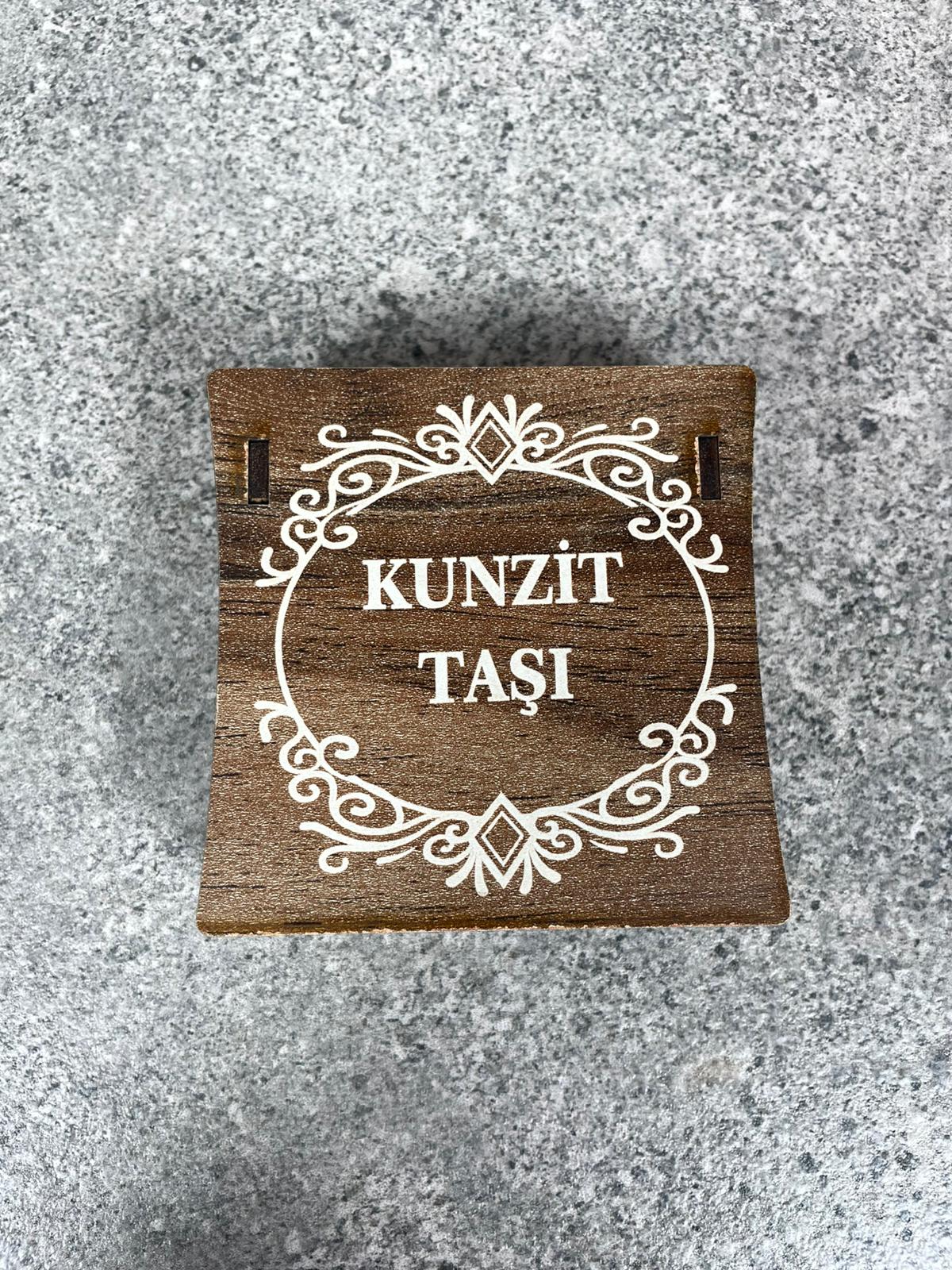 Kunzit Doğal Taş Kolye & Bileklik Seti – Özel Ahşap Kutulu