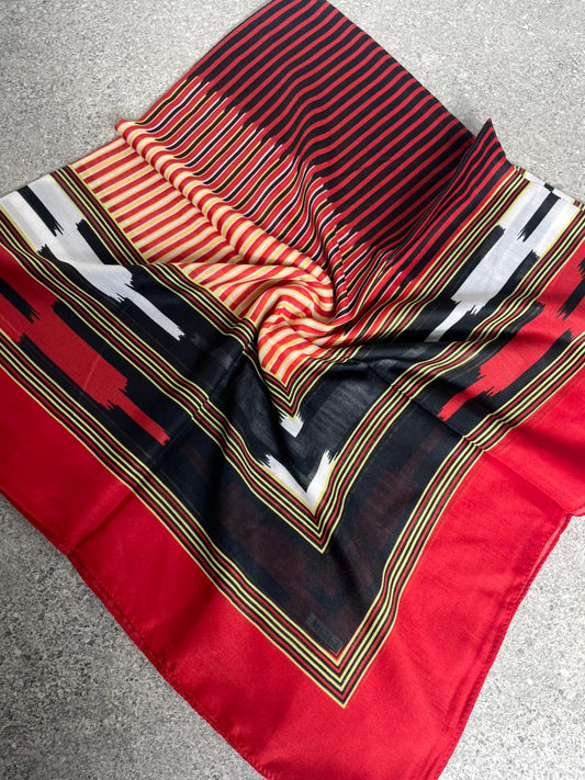 Kırmızı Siyah Karadeniz Yöresel Yazma