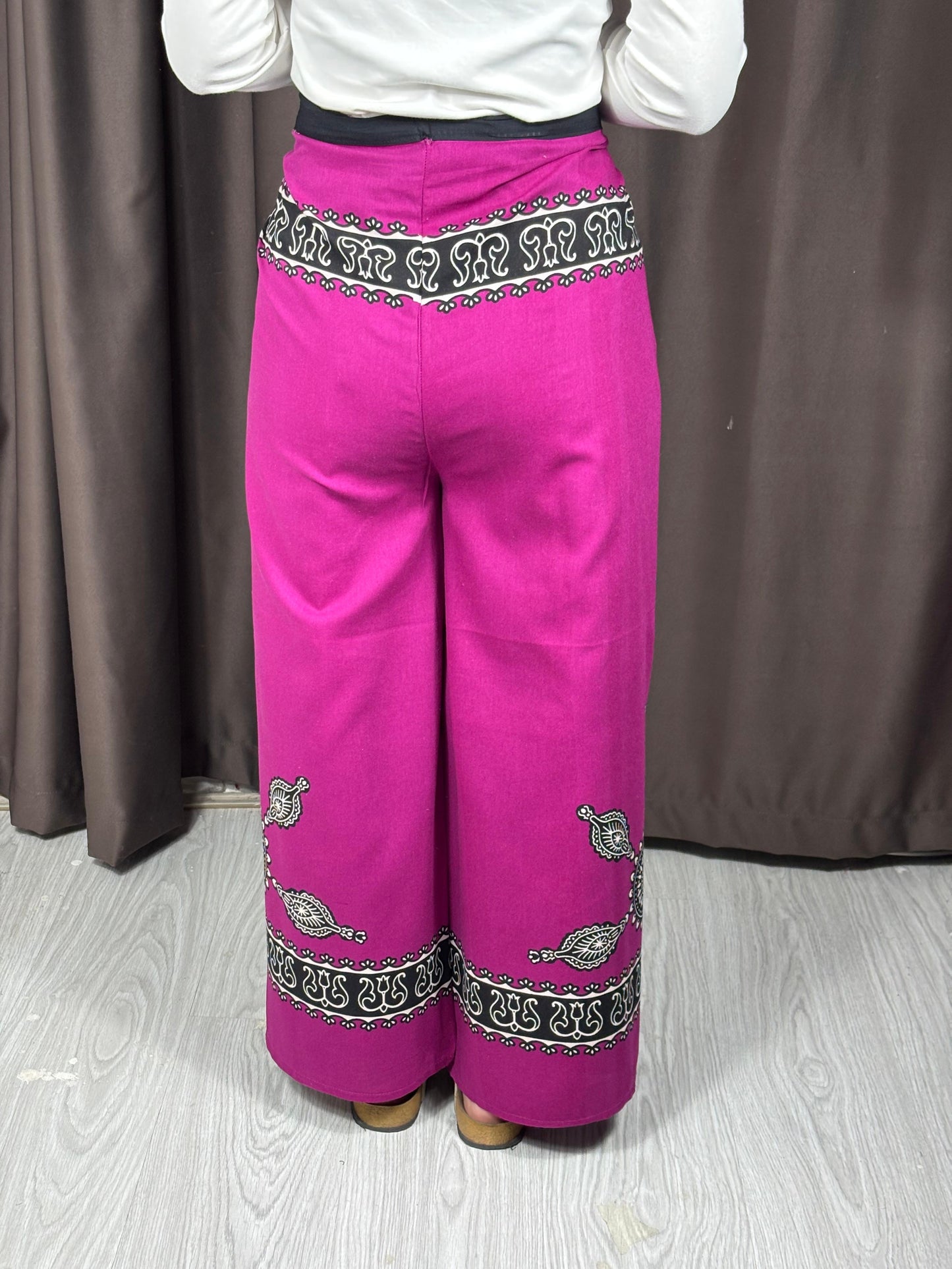 Bağlamalı Bulmaca Pantolon – 36-42 Beden Uyumlu