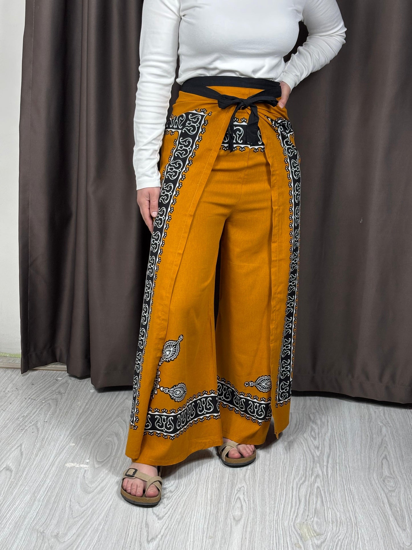 Bağlamalı Bulmaca Pantolon – 36-42 Beden Uyumlu