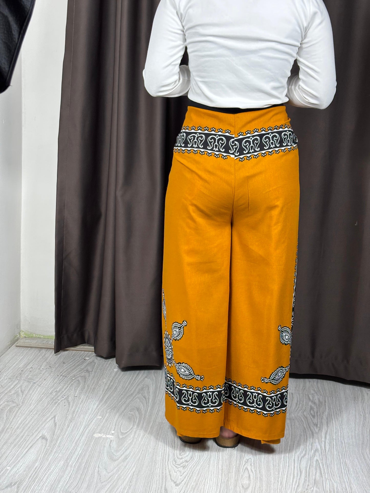 Bağlamalı Bulmaca Pantolon – 36-42 Beden Uyumlu