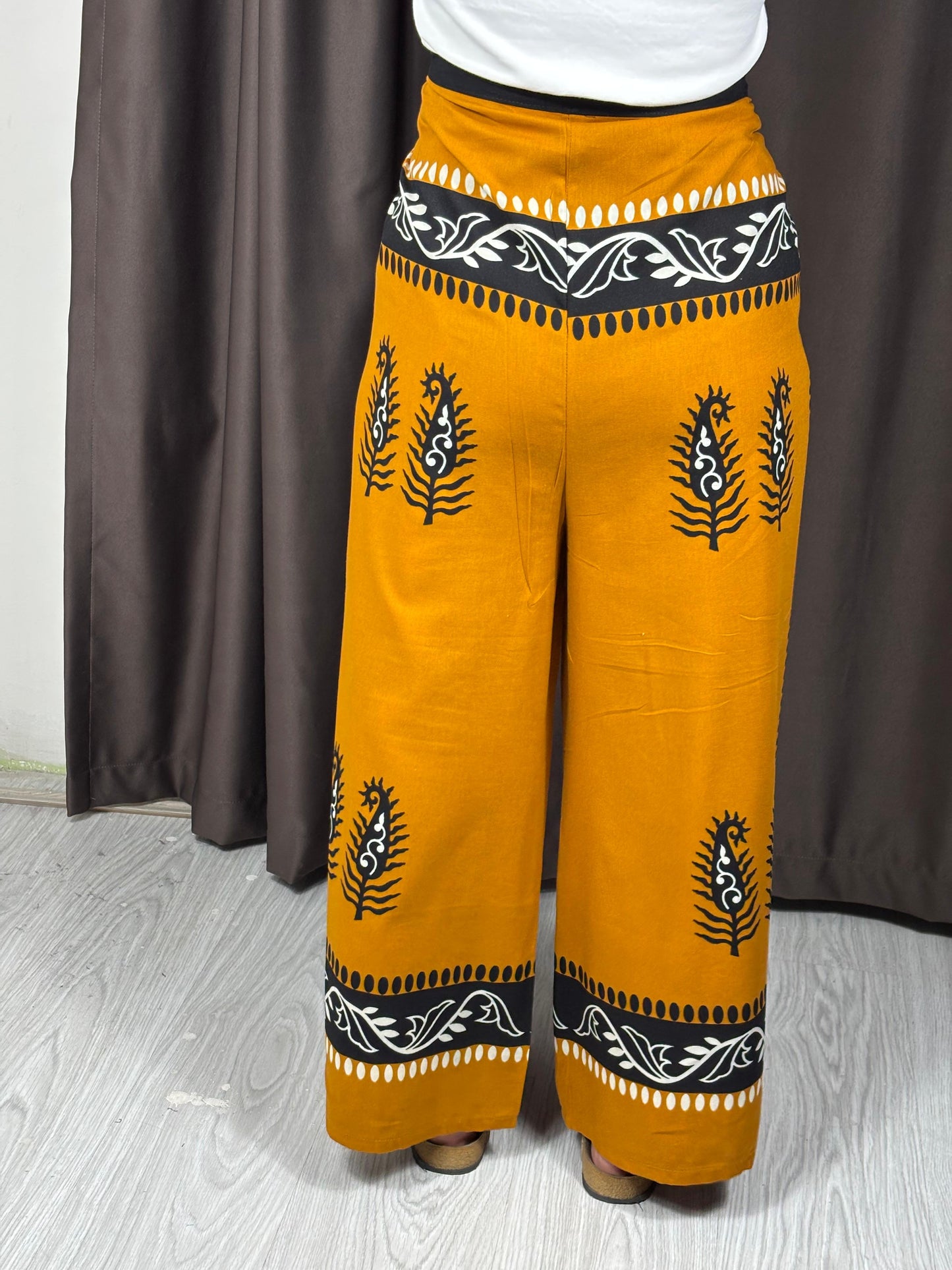 Bağlamalı Bulmaca Pantolon – 36-42 Beden Uyumlu