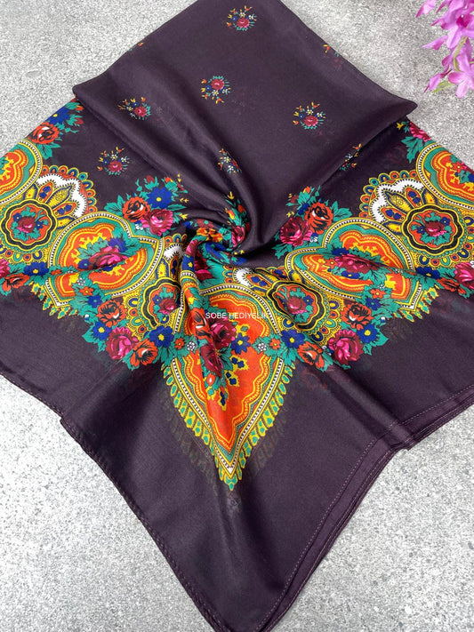 Yöresel Hamavi Desen Mardin Yazması - Mor