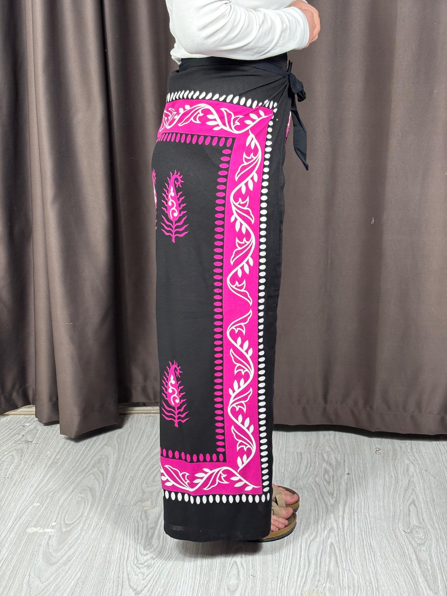 Bağlamalı Bulmaca Pantolon – Etnik Desenli, 34-42 Beden Uyumlu